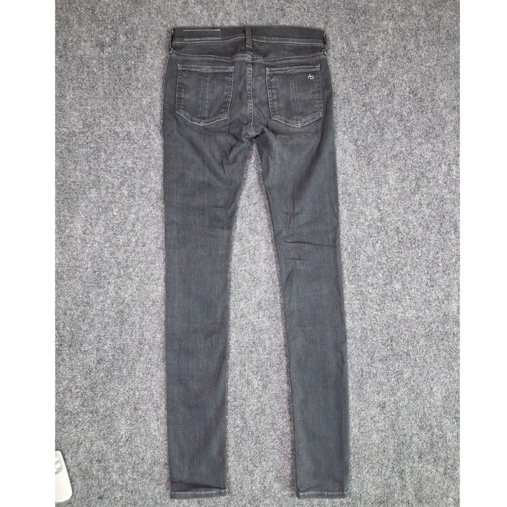 Rag & Bone Skinny Jeans Womens 24 Grey Everett W1502C933EVE Stretch Denim - Picture 9 of 11